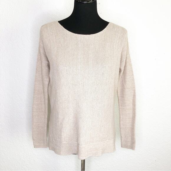 Joie tan honeycomb knit wool blend sweater size XXS - Picture 1 of 14
